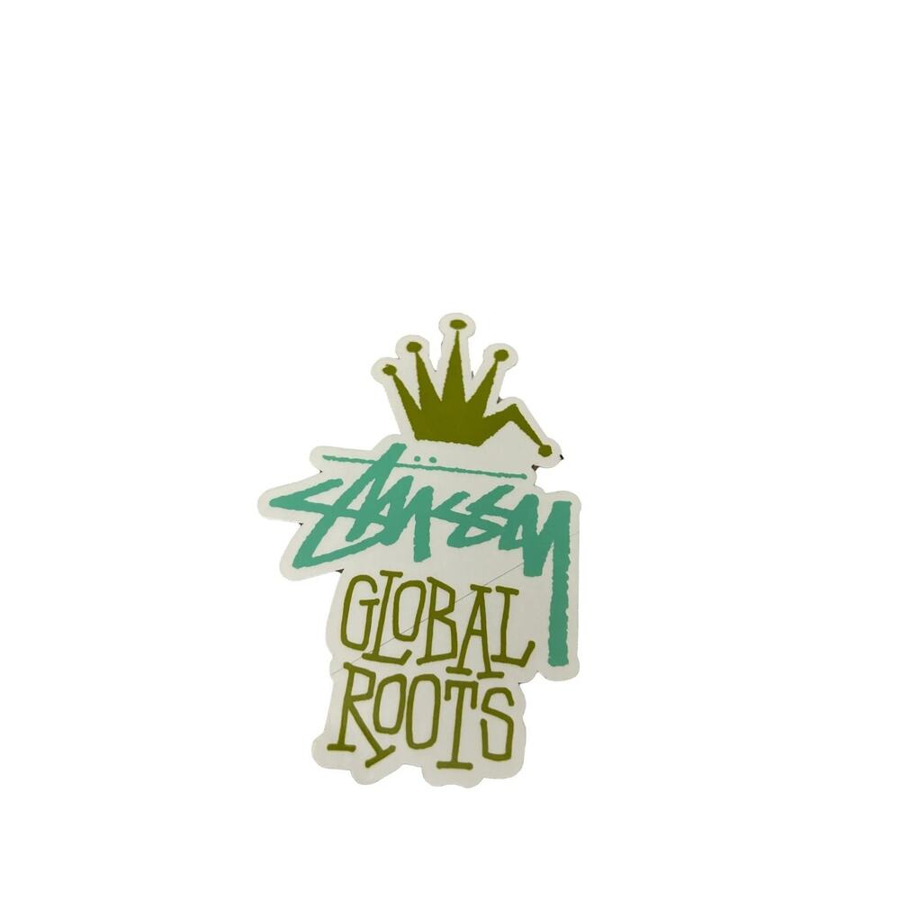 Stüssy Global Roots Sticker – Streetwear Graphic Decal – New